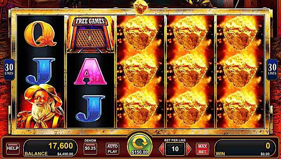 Boomtown Gold Mine slot Gold Nugget Feature