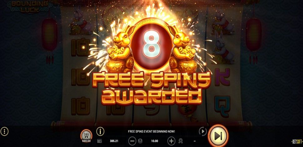 Bounding Luck Slot - Free Spins