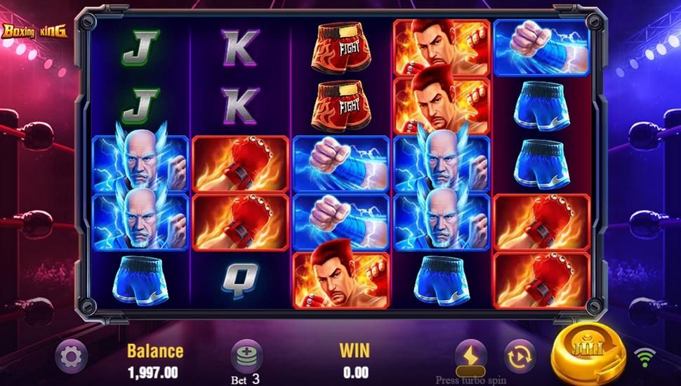 Boxing King slot gameplay