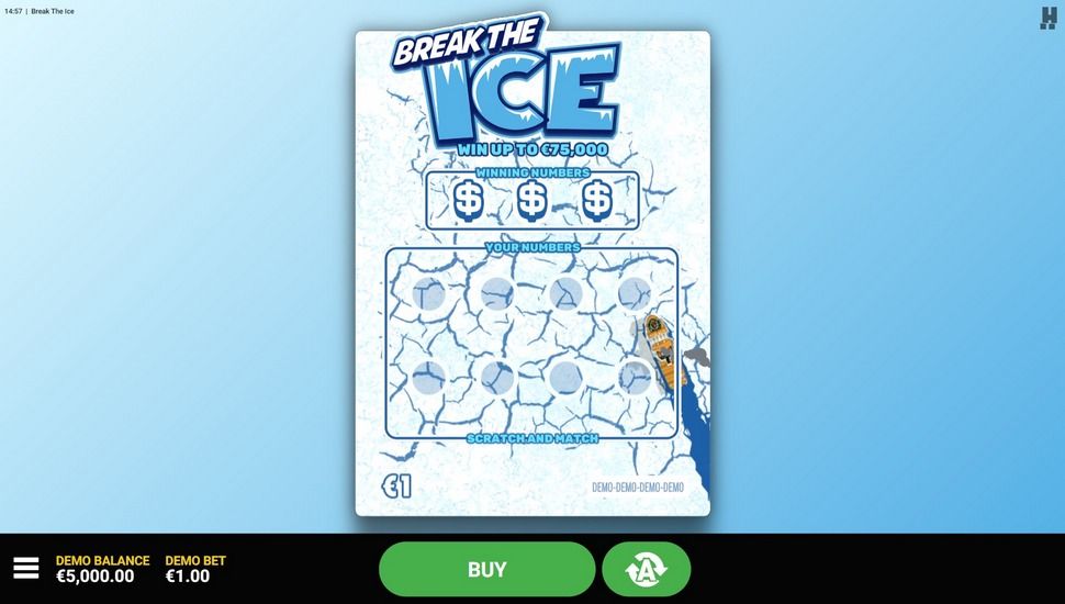 Break the Ice scratch game gameplay