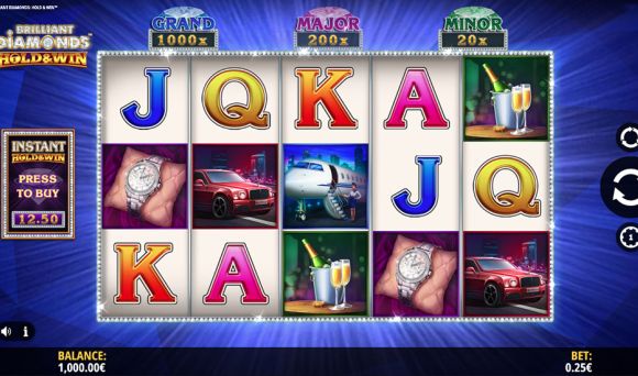 Brilliant Diamonds Hold&Win