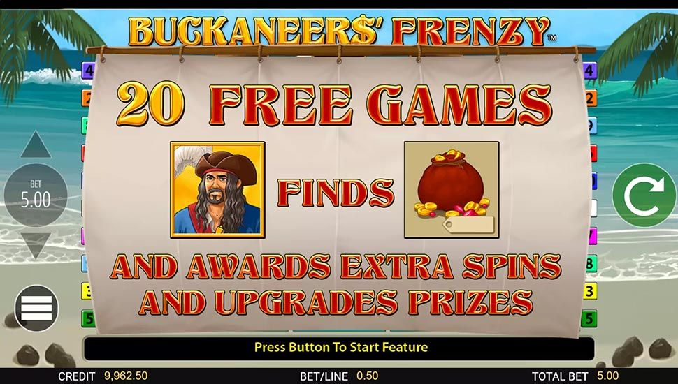 Buckaneers’ Frenzy slot machine