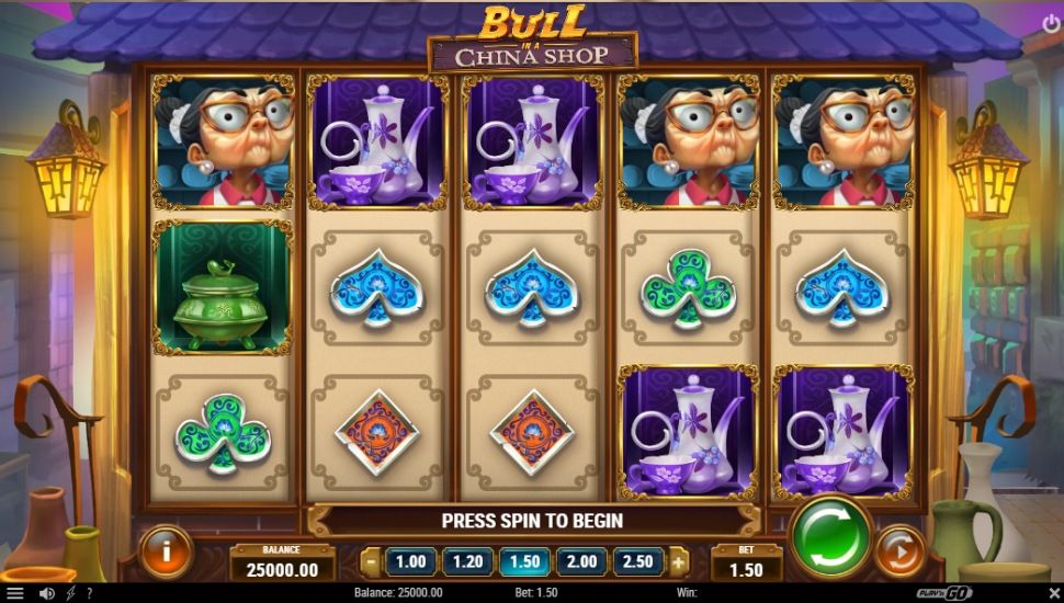 Bull in a China Shop Slot by Play'n GO preview