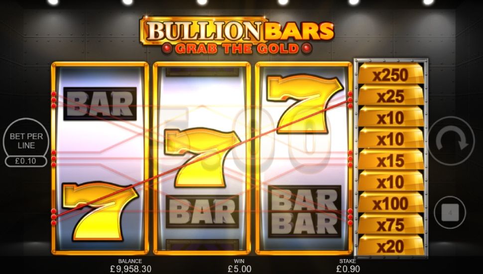 Bullion Bars – Grab the Gold - Bonus Features