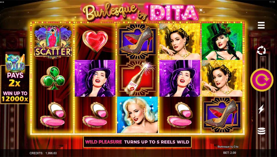 Burlesque By Dita Slot by Microgaming