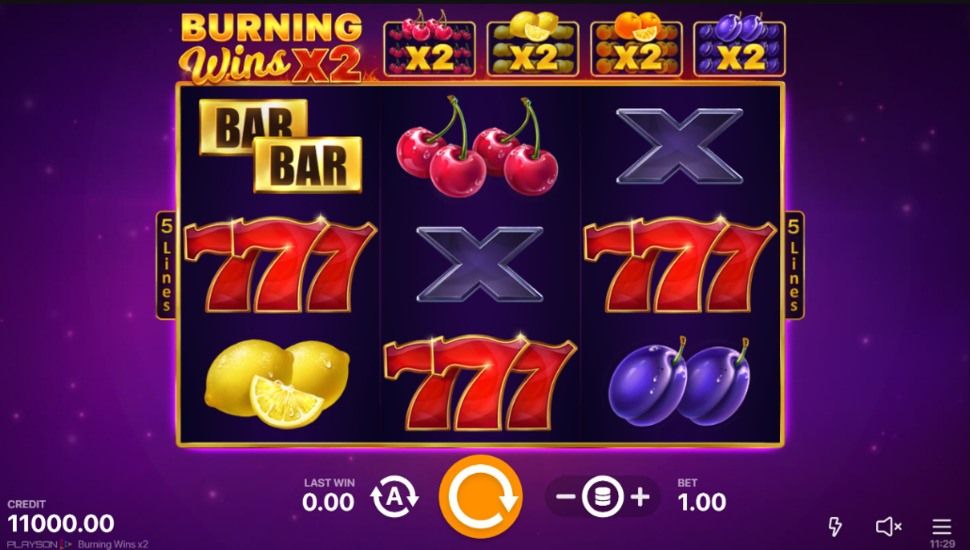 Burning Wins x2 Slot  preview