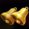 Double golden bells symbol