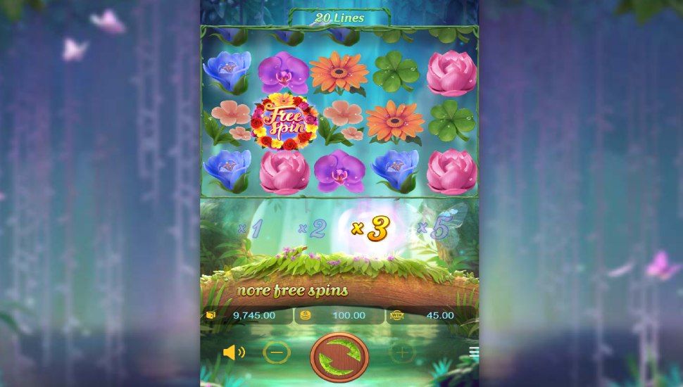 Butterfly Blossom slot - feature