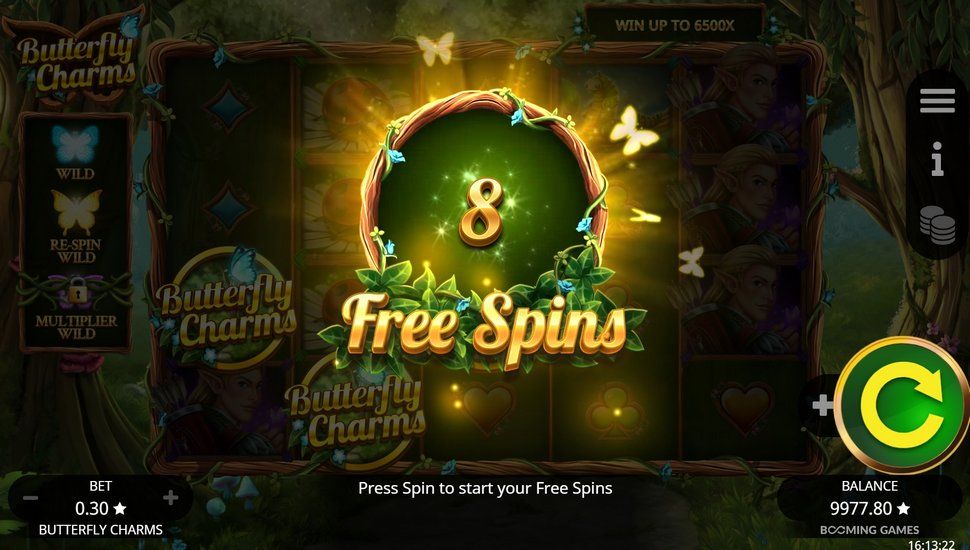 Butterfly Charms slot Free spins