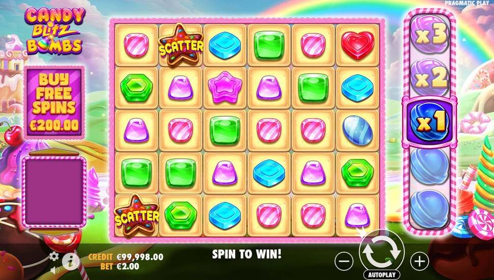 Candy Blitz Bombs slot gameplay