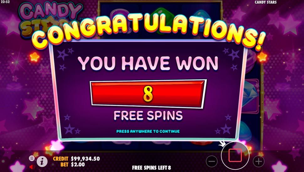 Candy Stars slot Free Spins