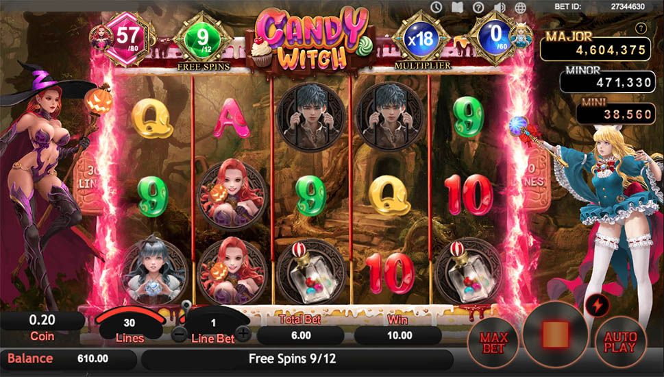 Candy Witch slot machine