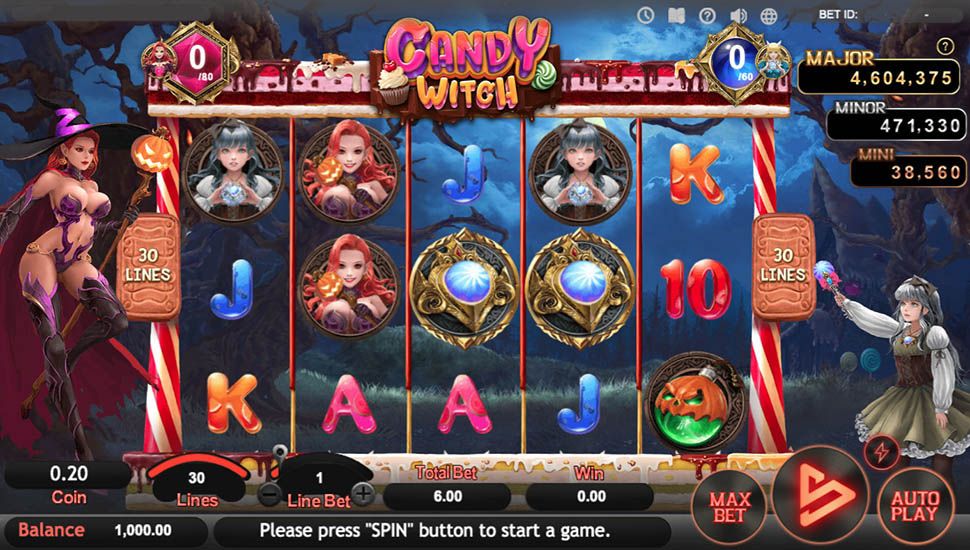 Candy Witch slot preview