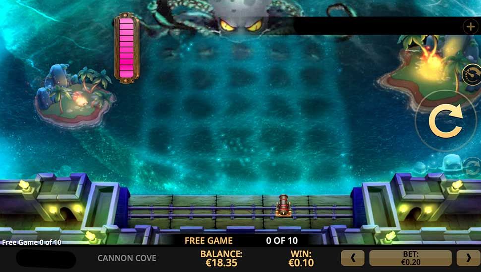 Cannon Cove slot free spins