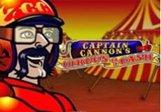Captain Cannon's Circus of Cash Slot by Ash Gaming logo