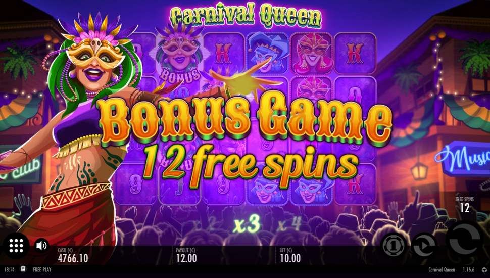 Carnival Queen Slot - Free Spins