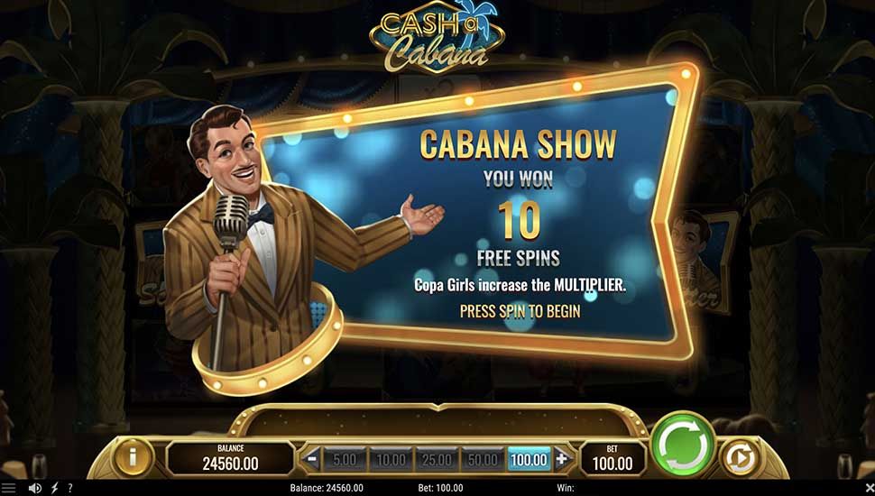 Cash-A-Cabana slot free spins
