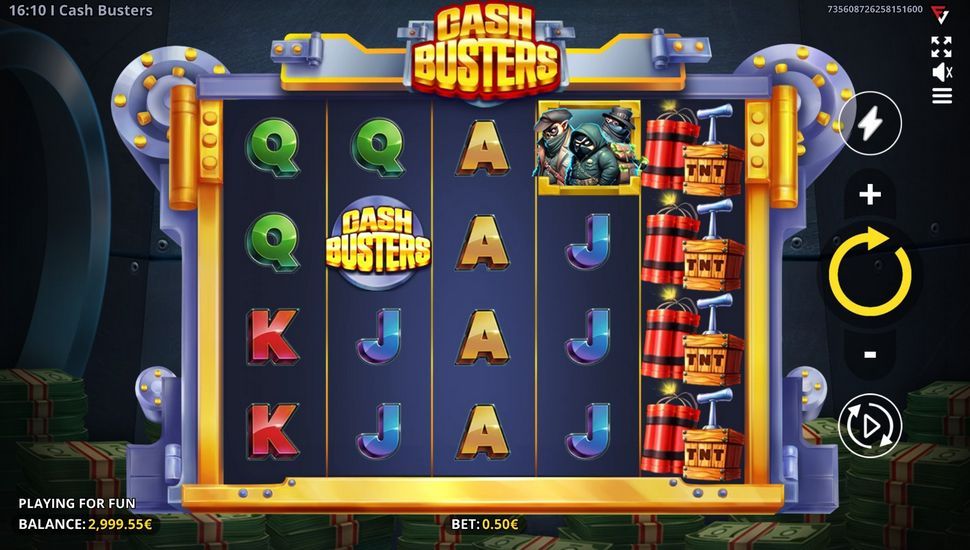 Cash Busters slot by Fugaso gameplay