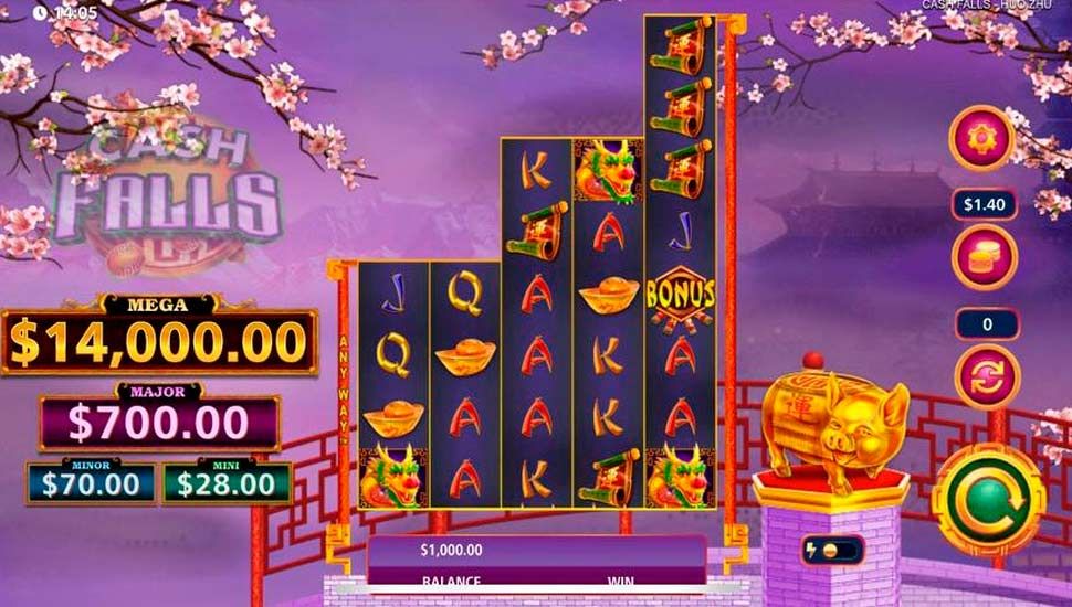 Cash Falls Huo Zhu slot mobile