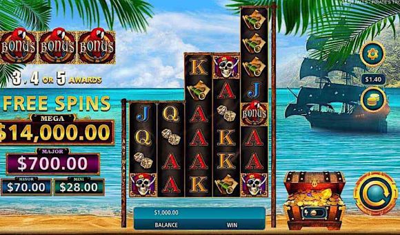 Cash Falls Pirate's Trove