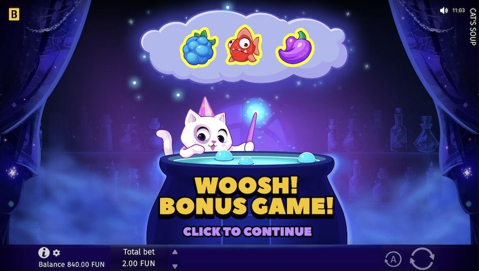 Cat's Soup slot Bonus