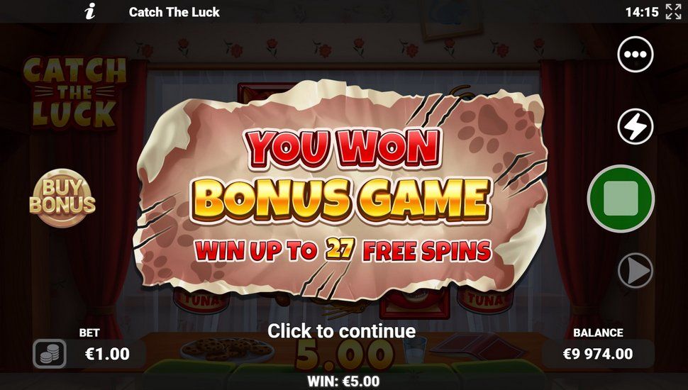 Catch the Luck slot bonus