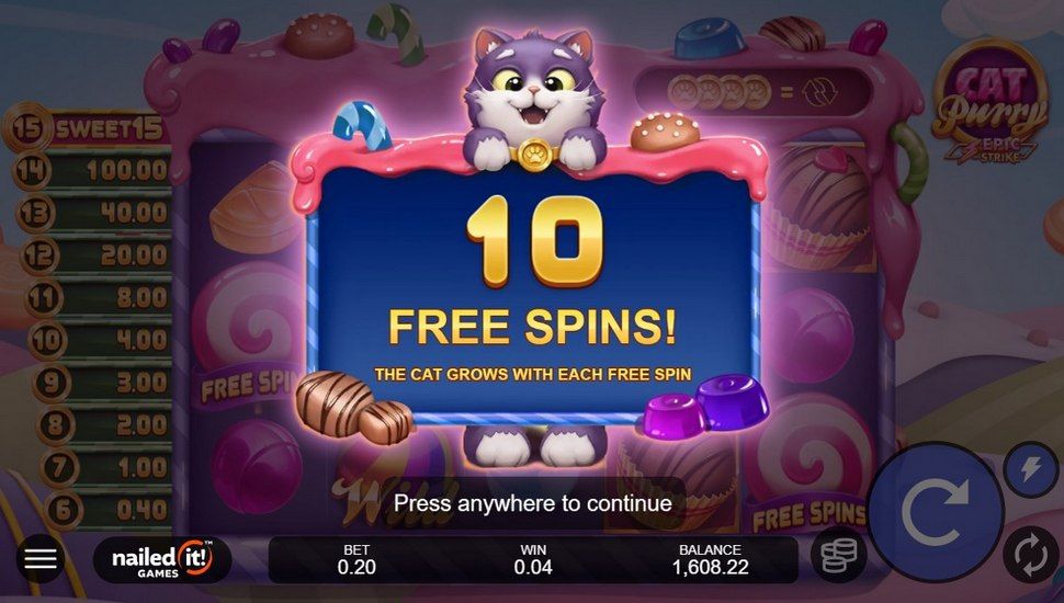 CatPurry slot Free Spins