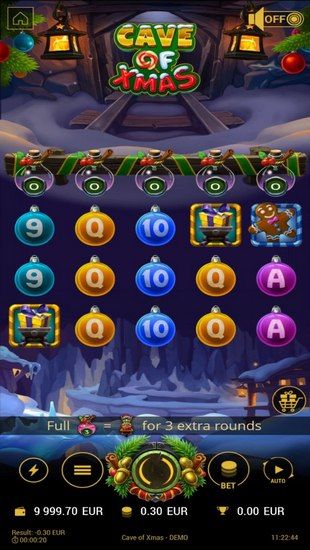 Cave of Xmas Slot Mobile