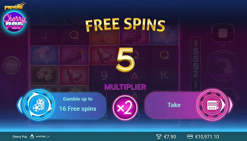 CherryPop slot - free spins