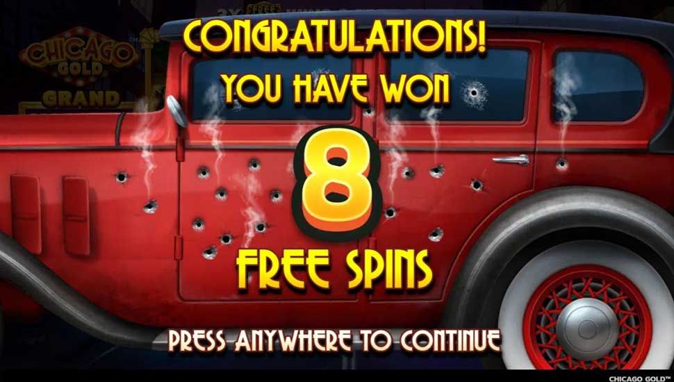 Chicago Gold slot free spins