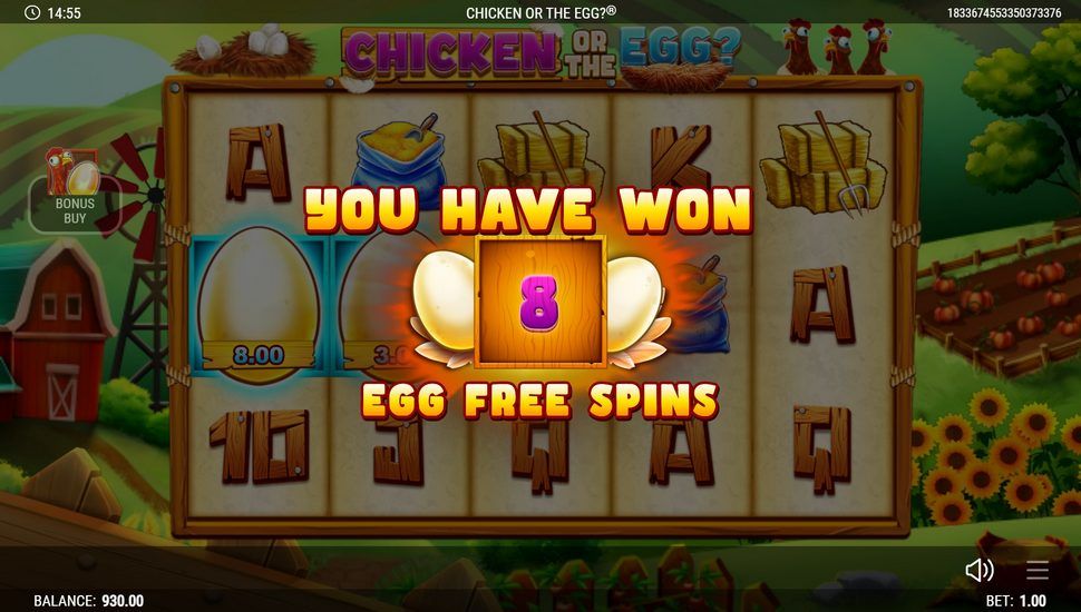 Chicken or the Egg slot free spins