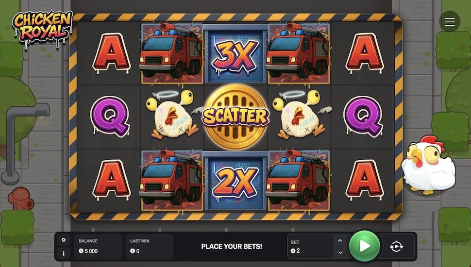 Chicken Royal slot Gameplay