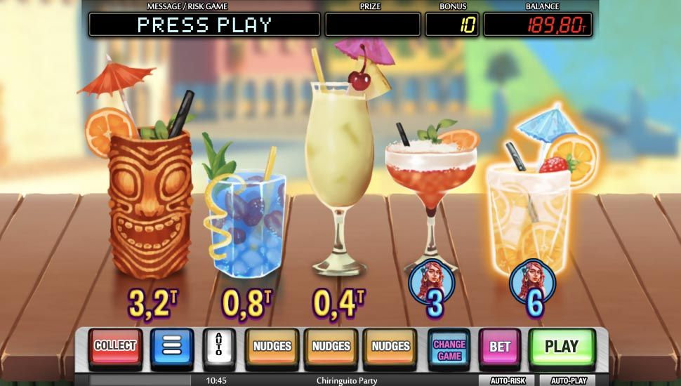 Chiringuito Party slot mini games