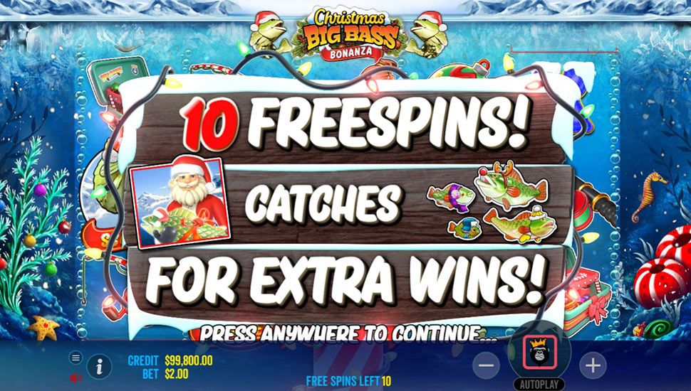 Christmas Big Bass Bonanza Slot - Free Spins