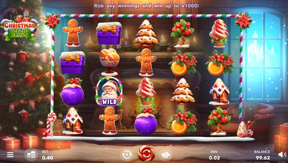 Christmas Infinite Gifts slot gameplay