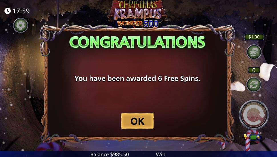 Christmas Krampus Wonder 500 slot Free Spins