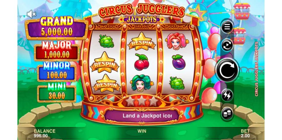 Circus Jugglers Jackpots