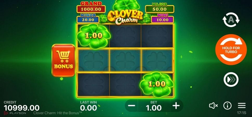 Clover Charm: Hit the Bonus slot mobile