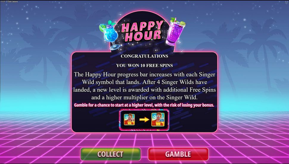 Club Cabana slot bonus