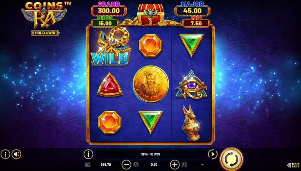 Coins of Ra slot gameplay
