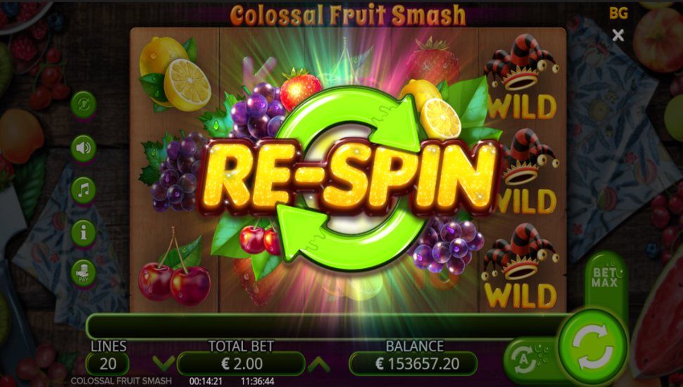 Colossal fruit smash slot - respin
