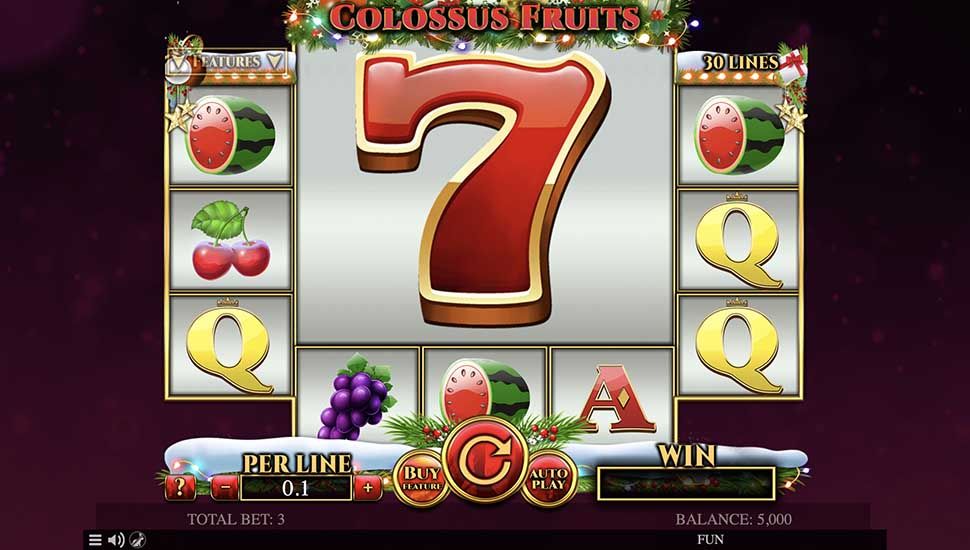 Colossus Fruits Christmas Edition Slot - Review, Free & Demo Play