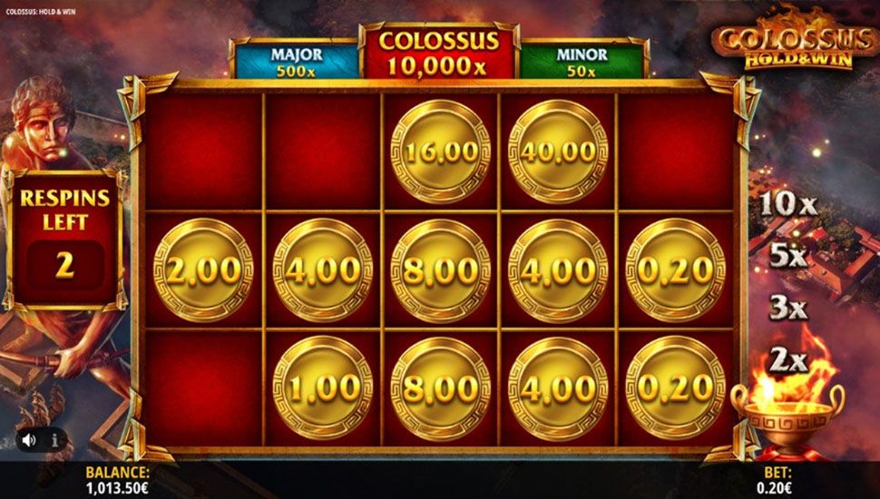 Colossus Hold and Win slot machine