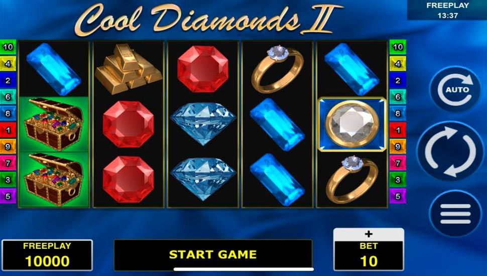 Cool Diamonds II slot mobile
