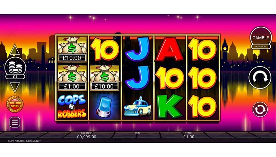 Cops 'n' Robbers Big Money slot mobile