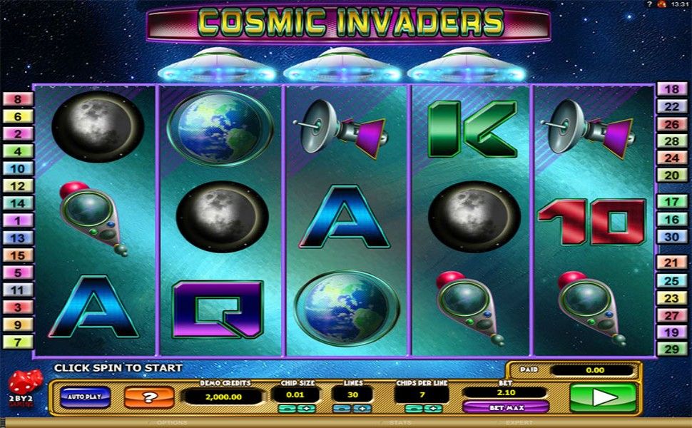 Cosmic Invaders Slot by Microgaming