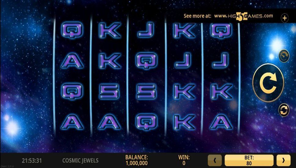 Cosmic jewels slot mobile