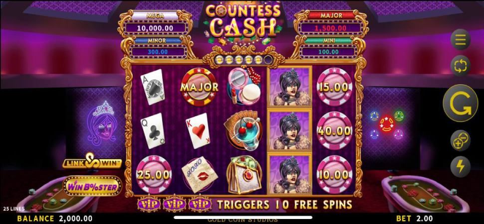 Countess Cash slot mobile