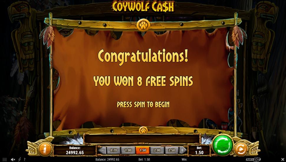 Coywolf cash slot Prey Free Spins