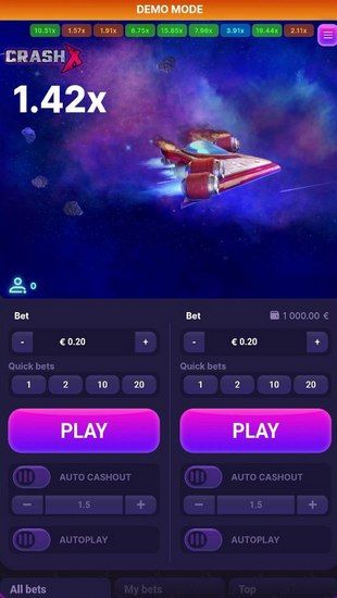 Crash X crash game mobile